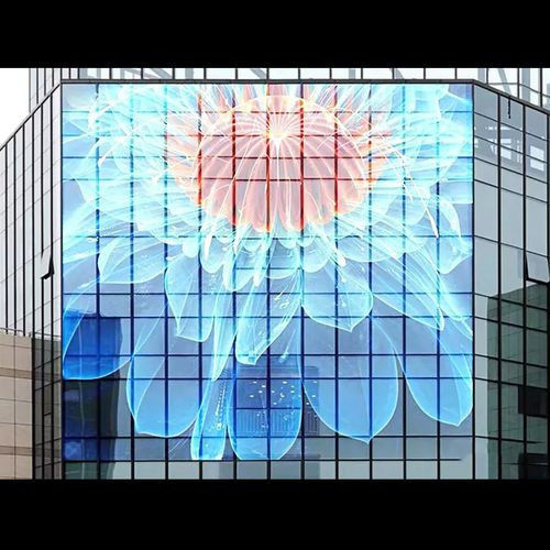 P3.97-7.81 LED-video-muurdisplay Verhuur Doorzichtig volkleurig