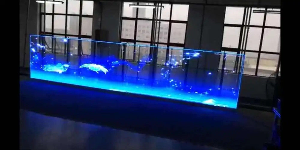 P3.97-7.81 LED-video-muurdisplay Verhuur Doorzichtig volkleurig