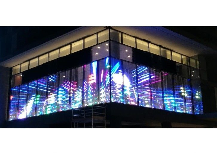Glass HD Transparent LED Display Panel P3.91-7.8 Voor binnen- en buitenruimte