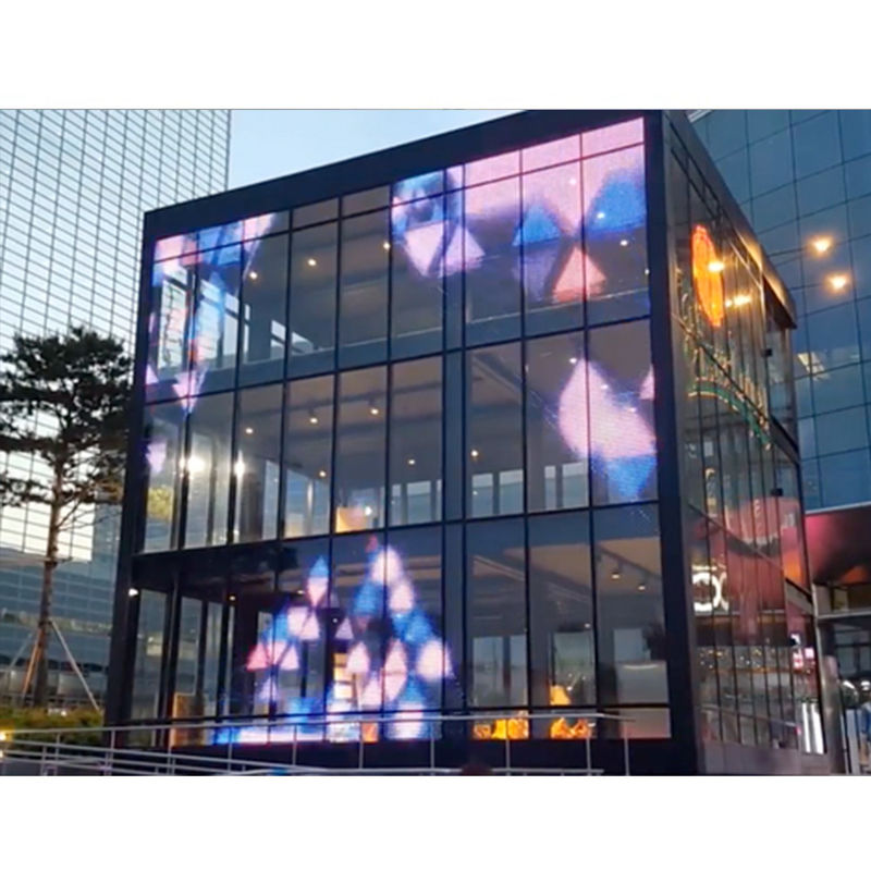 Glass HD Transparent LED Display Panel P3.91-7.8 Voor binnen- en buitenruimte