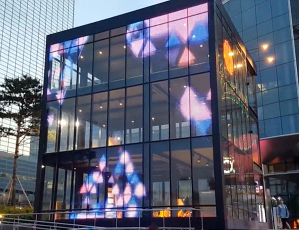 P2.6-5.2 HD Doorzichtig LED-displaypaneel 2500nits Hanginstallatie