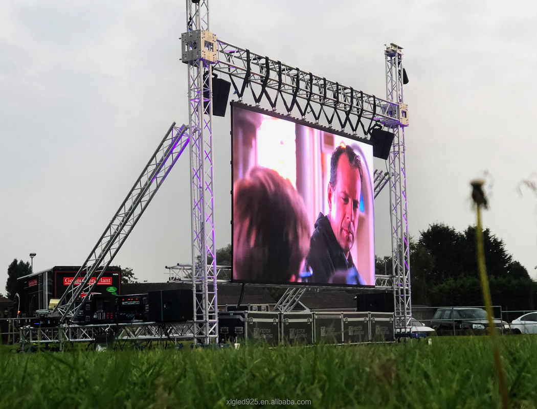 P2.97 64x64 Huur LED-scherm SMD1921 Volkleurig voor het podium
