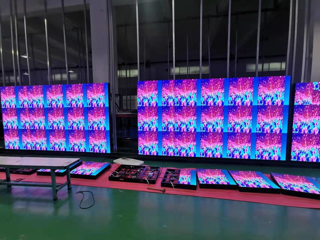 Multicolor Indoor LED Wall Screen Panel P3.91 P5.95 Vaste installatie