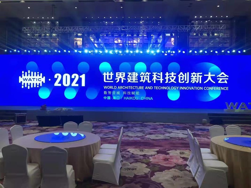 Multicolor Indoor LED Wall Screen Panel P3.91 P5.95 Vaste installatie