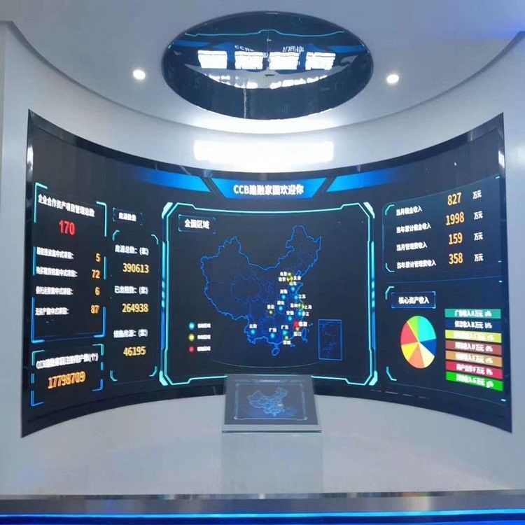 Waterdicht P3.91 LED-videowandscherm Multicolor voor binnen en buiten
