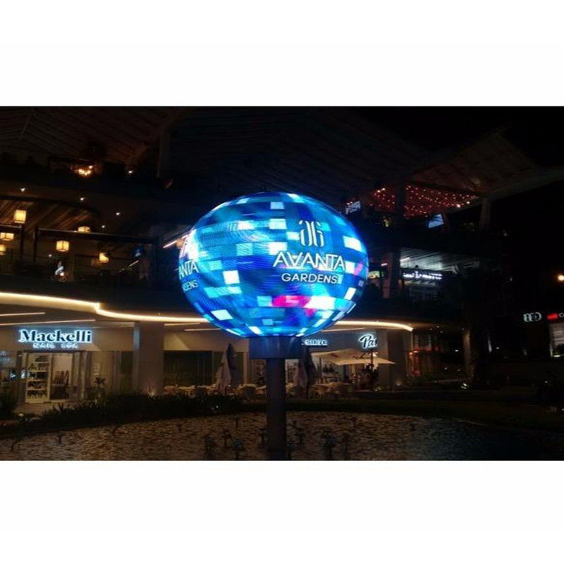 Buiten Flexibel LED-scherm 4 mm Pixel Pitch Multicolor