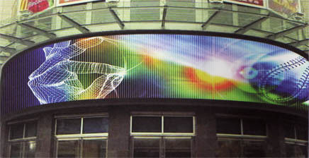 Duurzame cirkel Flexibel LED-scherm Multicolor SMD-chip