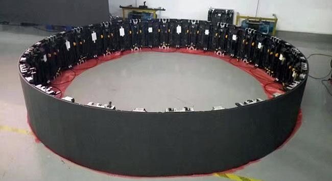 SMD Indoor Concert LED-schermen P4.81 Groot volkleurig Flexibel