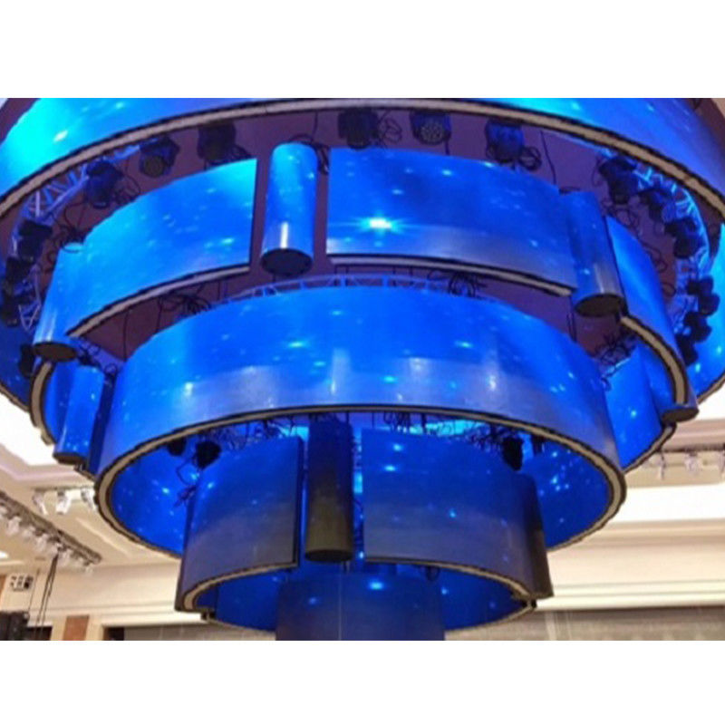 SMD Indoor Concert LED-schermen P4.81 Groot volkleurig Flexibel