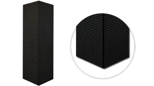 Naadloze hoek gebogen LED video muur, tentoonstelling LED-display zachte module
