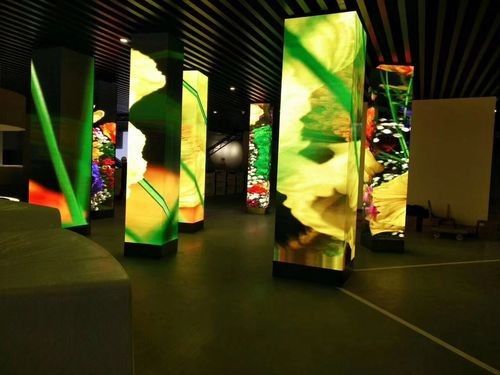 Naadloze hoek gebogen LED video muur, tentoonstelling LED-display zachte module